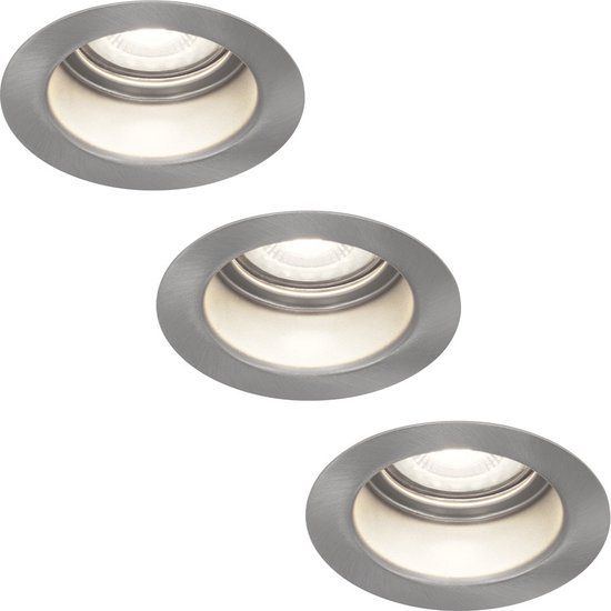 HOFTRONIC Set van 3 Mari LED platte inbouwspots