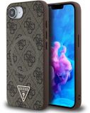 Guess Triangle Metal Logo hoesje voor iPhone 17e / 16e - MagSafe - Bruin