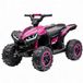IDEALHOUSE Elektrische quad voor kinderen, 12 V, kindervoertuig vanaf 3 | Elektrische auto voor kinderen, met 2,4 G afstandsbediening, ledverlichting, muziek/radio en USB, kinderauto, 2 snelheden