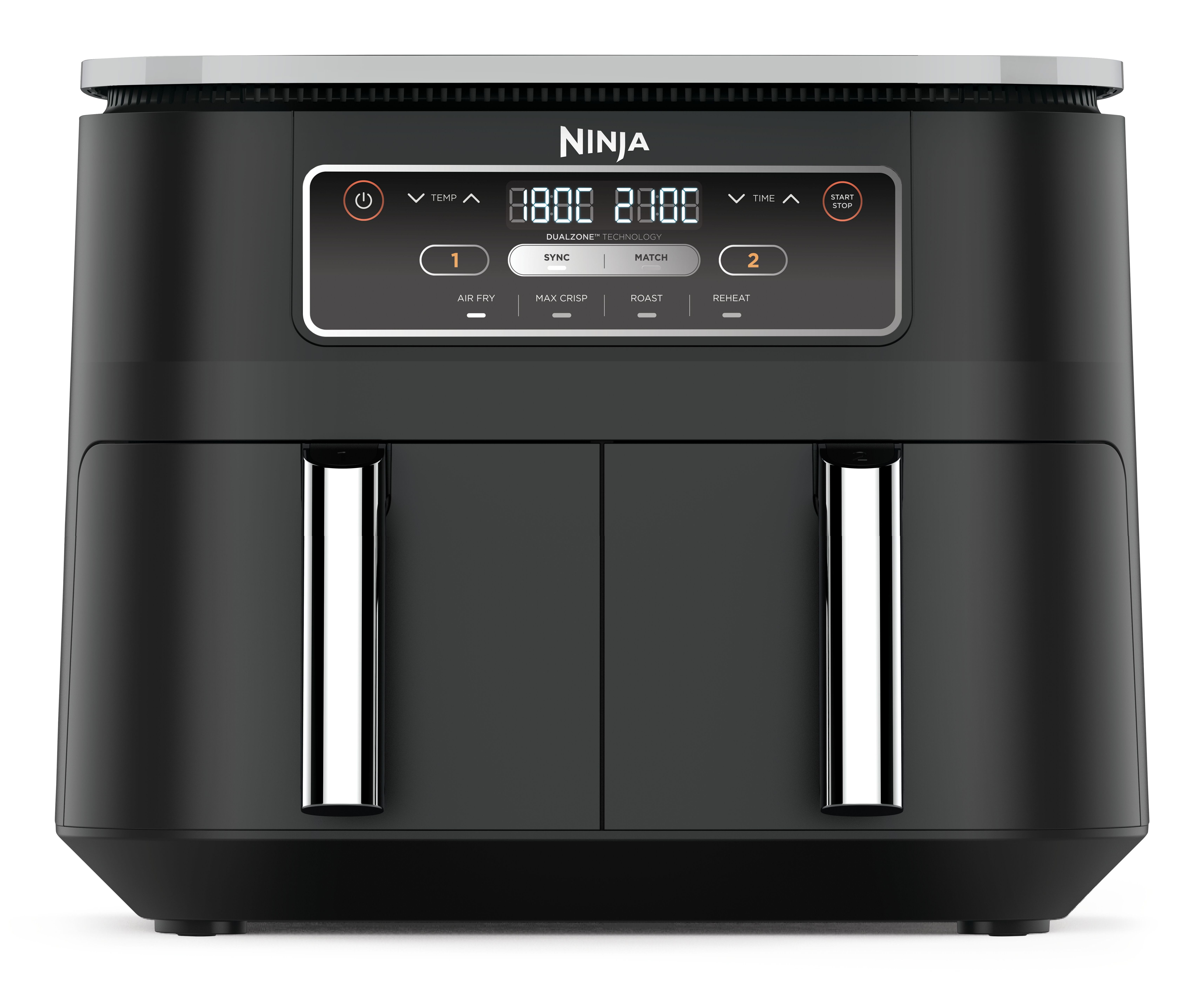 Ninja AF200EU - Dual Zone Air Fryer - 7.6L - Black