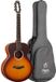Flight PIXI TSB Reisgitaar Table massive Guitare acoustique Transparent Sunburst avec housse