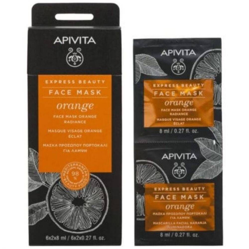 Apivita Apivita Express Beauty Face Mask Orange Radiance