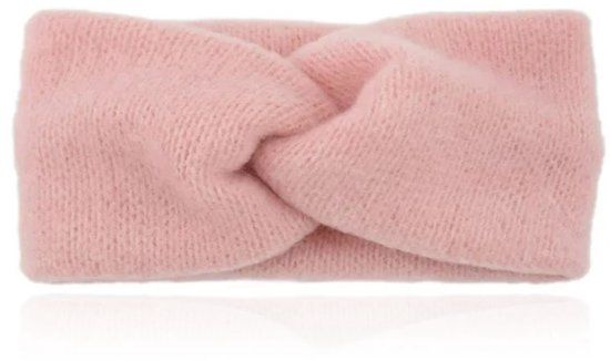 LGT JWLS Zachte Gebreide Oorwarmer Hoofdband - Roze