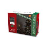 Konstsmide Micro LED Compactlights, frosted 600 warm witte diodes, 30V, binnen, zwarte kabel - 3877-130
