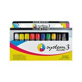 Daler-Rowney System3 Acrylverfset, 10 tubes 22 ml, introductie