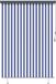 vidaXL Rolgordijn Blauw en Wit 180 x 250 cm Stof en Aluminium
