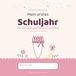 Mein erstes Schuljahr: Erinnerungsbuch zur Einschulung für Mädchen – Album zum Ausfüllen und Einkleben mit Seite für Oma und Opa