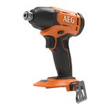 AEG - Slagschroevendraaier 18 V, 200 Nm, 0 tot 3200 omw/min, 0 tot 3600 cps, min, 1,4 inch Hex ontvangst, zonder batt. geen oplader, in karton
