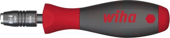 Wiha Schroevendraaier SoftFinish met CentroFix bithouder 38mm (¼″) - mechanisch vergrendelbaar - 40331