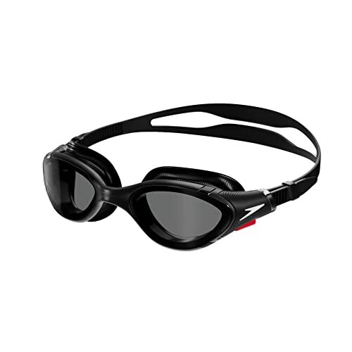 Speedo Unisex Volwassen Biofuse.2.0 Goggles, Zwart/Smoke, OneSize