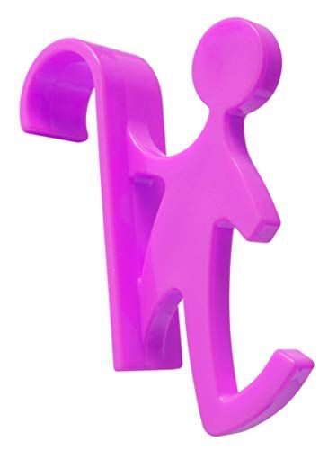 SOMATHERM DECORDR haak voor decoratie, roze, ronde buis, grijs