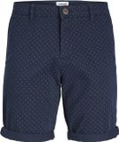 JACK&JONES JPSTBOWIE SHORTS SA PRINTED REG SN Heren Bermuda shorts Navy Blazer XS