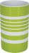 Spirella Tube Stripes Tandenborstelhouder – Borstelhouder en Spoelbeker in Kiwi Groen met Streepjesdesign