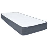 VidaXL Boxspringmatras - 200x100x20 cm - Wit/Grijs