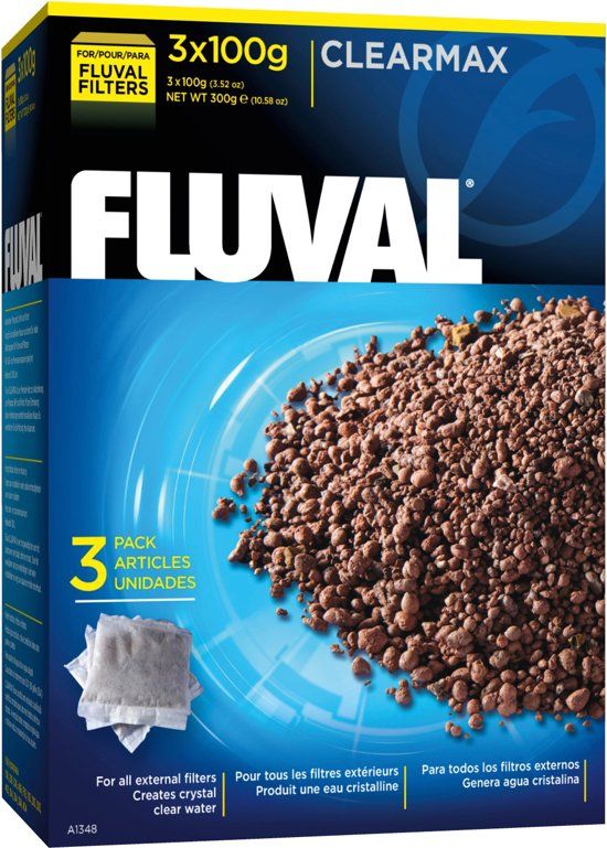 Fluval Clearmax Zakjes Chi 3x100 g