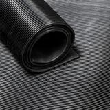 GOMbase Rubbermat op rol - Fijne ribbel - Dikte 3mm - Breedte 50cm - Lengte 5m