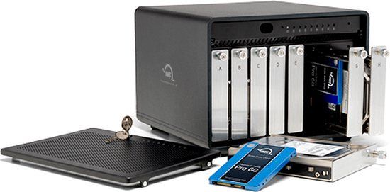 OWC ThunderBay 8 disk array Tower Zwart