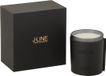 J-Line bougie parfumée Cuir - Black Diamond - verre - noir