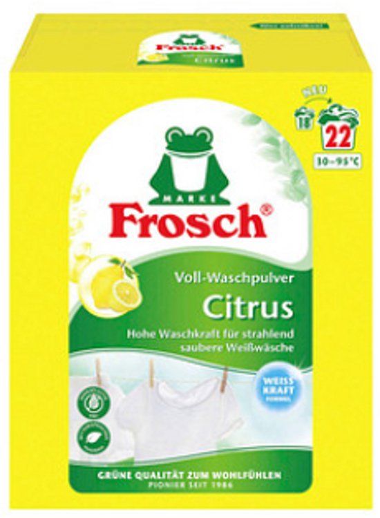 Frosch Citrus Poederwasmiddel - 1,45 kg