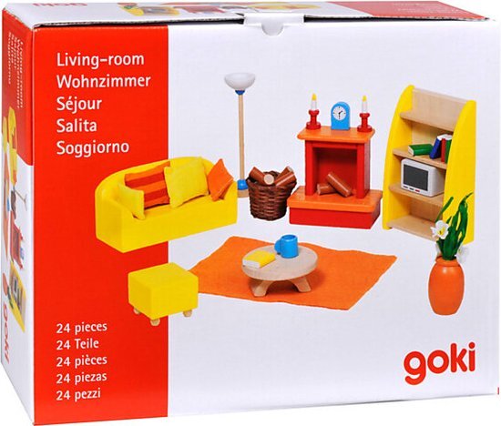 Goki poppenhuis meubeltjes woonkamer 3