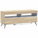 vidaXL - LED - tv-meubel - Sonoma Eiken - Bewerkt hout