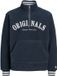 Jack & Jones Jorfederiksdberg Teddy Sweatshirt à col haut Bleu ciel