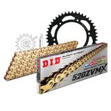 Kettingset DID Kettingset staal 520ZVM-X / 104 klinknagel slot voor Aprilia ETX 350 cc bj. 1987-1990