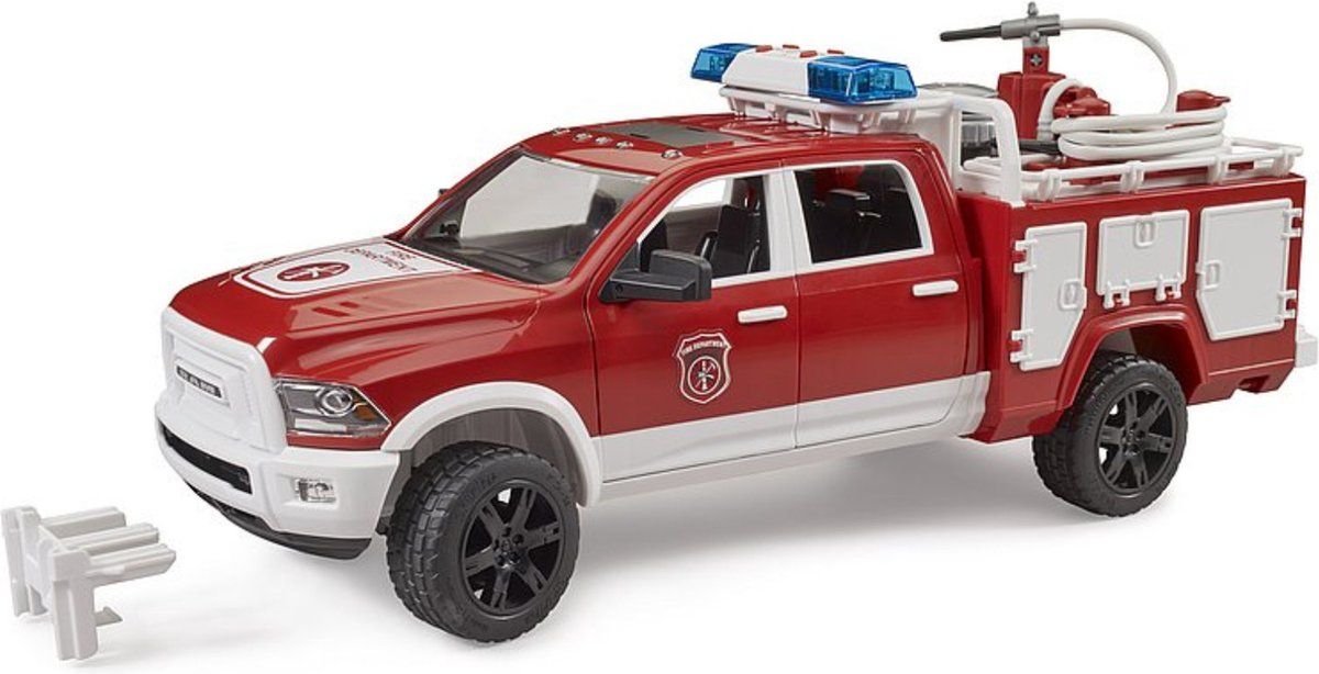 Bruder Dodge RAM 2500 Brandweer Pick-up - Rood - Kunststof - 2023