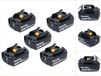 Makita set de batteries 5x BL 1830 B 18 V 3,0 Ah / 3000 mAh Li-Ion ( 5x 197599-5 ) avec indicateur LED