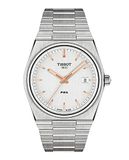 Tissot PRX 316L montre homme avec boîtier en acier inoxydable gris T1374101103100, gris, mouvement à quartz