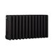 Hudson Reed Radiateur style fonte rétro horizontal – Noir – 30 cm x 60,5 cm – Quatre rangs – Windsor