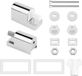 Merkloos support de lunette de WC avec charnières softclose - 2 pièces - Plastique