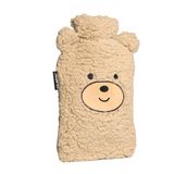 CALINDOO - Warmwaterkruik van natuurlijk rubber met berenovertrek - 1,5 L