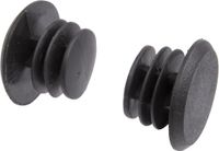 M-wave Stuurdoppen Fit-plugs Zwart 2 Stuks