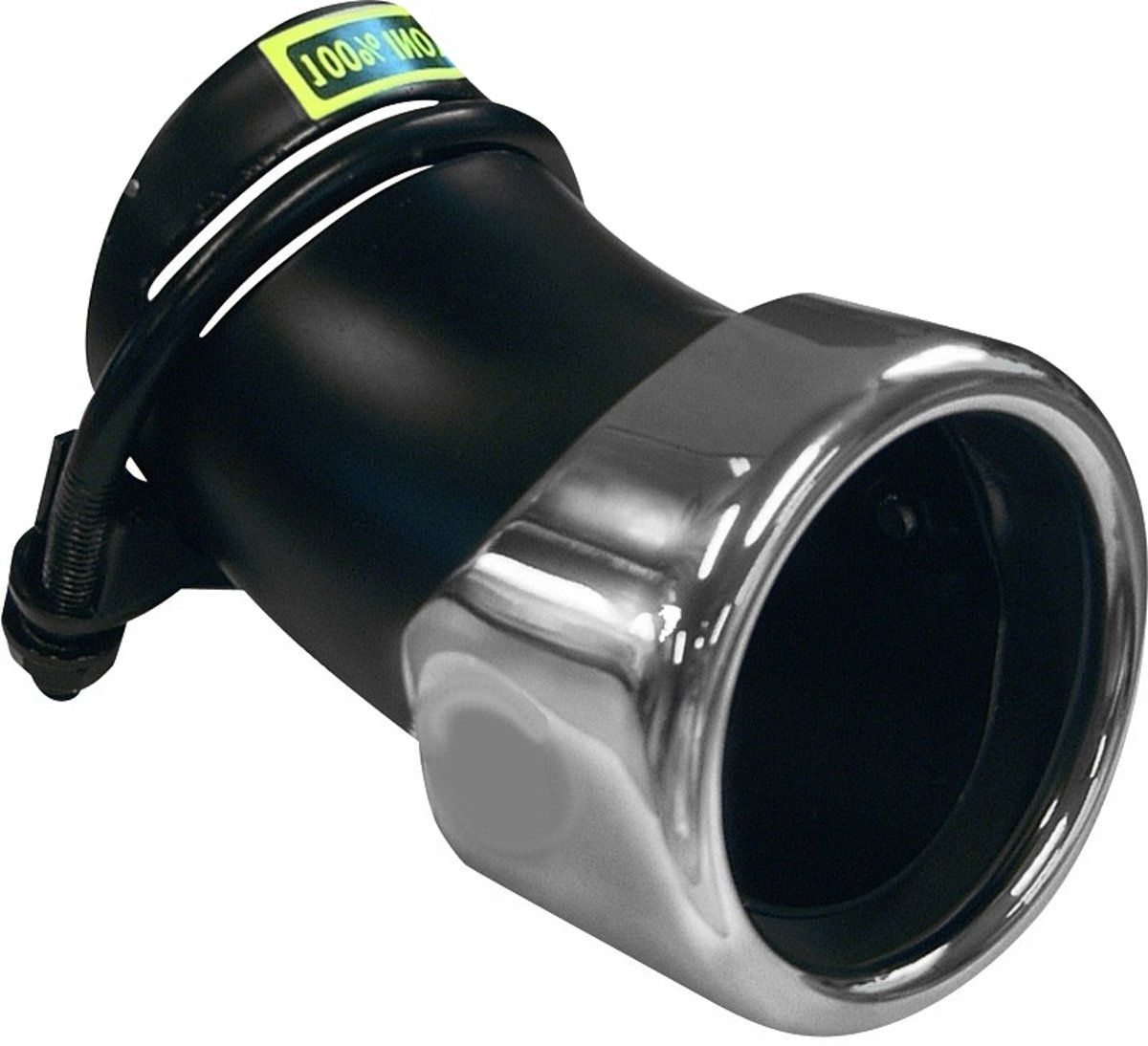 AutoStyle Uitlaatsierstuk Rvs Rond 45-55 Mm 18 Cm Chroom