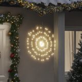 VidaXL Kerstverlichting vuurwerk 8 st 140 warmwitte led's 17 cm