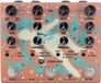 Walrus Audio Qi Etherealizer Terracotta - Multi-effect met chorus, delay en reverb - Roze