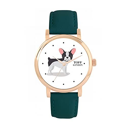 Toff London Franse Bulldog Hondenhorloge