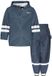 Playshoes Kinderregenjas, Regenset met Korte Broek, Basic 408349, Unisex, Marine, Polyester, Maat 86