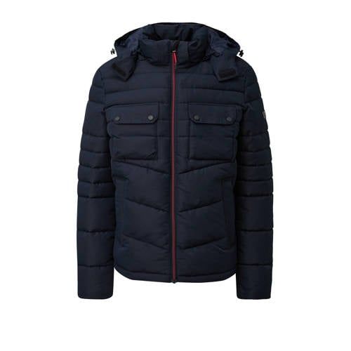 s.Oliver gewatteerde jas donkerblauw