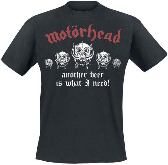 Motörhead 50th Another Beer Lemmy's Lounge Heren T-shirt - Zwart - 3XL