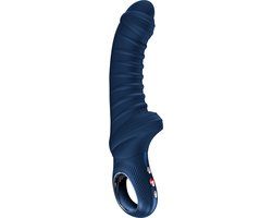 Fun Factory Tiger | G-spot-vibrator met LOOP-greep | 12 vibratieprogramma's | geribbelde siliconen schacht | waterdicht & USB-C | seksspeeltje voor vrouwen | donkerblauw