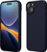kwmobile Case voor iPhone 15 - Slank TPU-Hoesje met Zachte Afwerking - In deep ocean