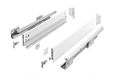 GTV Ladesysteem AXIS PRO - ladenset met volledig uittrekbare en soft-close - lengte 550 mm - hoogte 86 mm - kleur wit