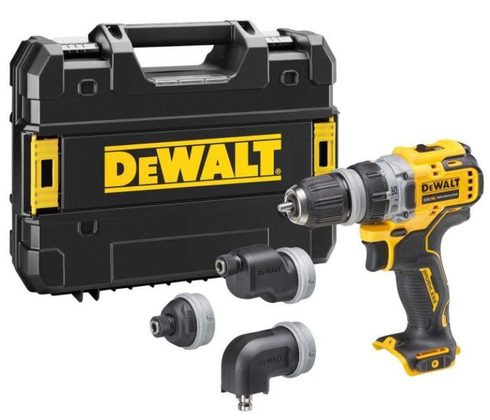 DeWALT DCD703NT 12V XR Multi-head Accu Schroefboormachine - Body in TSTAK