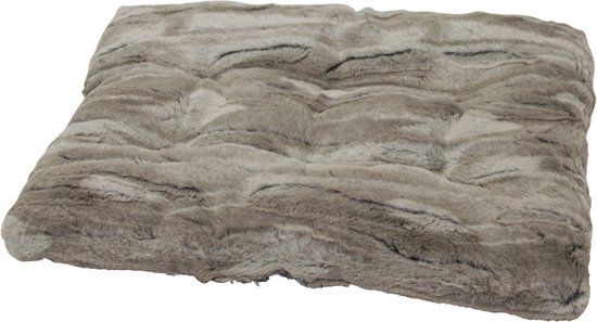 Jack & Vanilla Jack And Vanilla Jv Tibet Kussen-xl 118x75cm Lichtgrijs