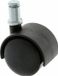 AMIG Roue de bureau - Noir - Nylon - 50 kg