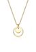 Elli Ketting Circle Geo Trend 925 verguld zilver