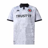 Kappa Red Star FC Uitshirt 2025/26 Heren XXL Wit/Zwart Polyester Korte Mouw