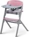 Kinderkraft LIVY – Chaise haute 3-en-1 – Ergonomique et réglable – Rose